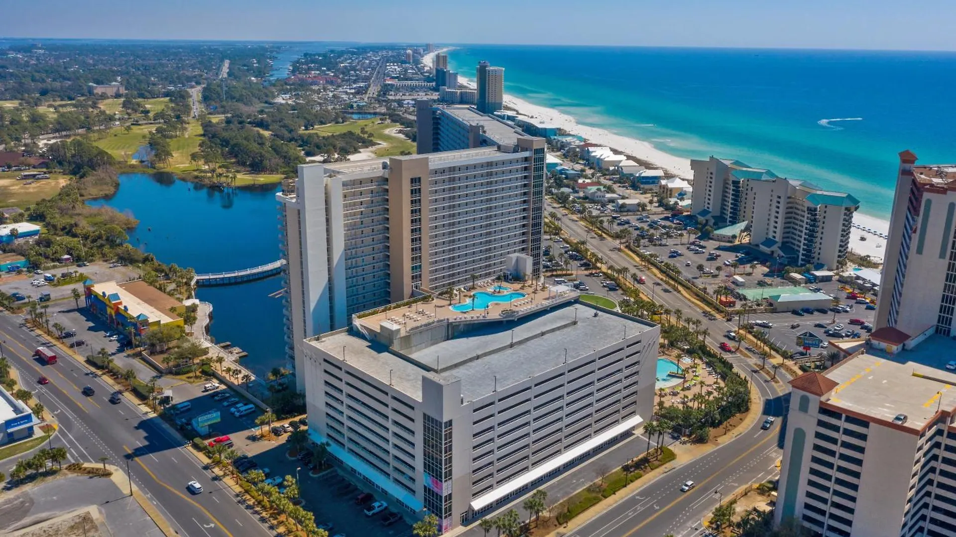 Low Floor 3Bd Plus Bunks Condo! Family Resort! 5 Pools! Free Beach Chair Service! Panama City Beach 0*,